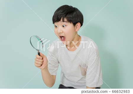 Group of school students portrait, happy smiling male and female students 446 66632983