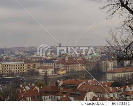 Prague city panorama View on old town with teen Prague city panorama View on old town with teen 66633321