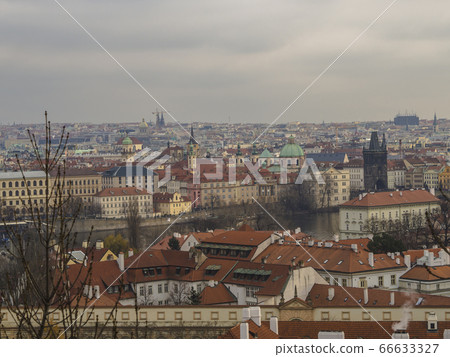 Prague city panorama View on old town with teen Prague city panorama View on old town with teen 66633327