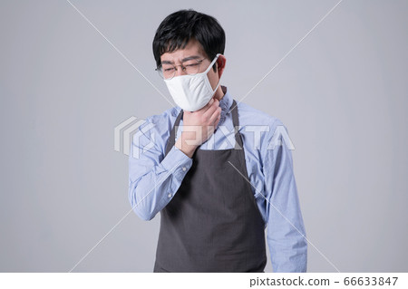 A studio portrait of Asian man making a confident smile 337 66633847