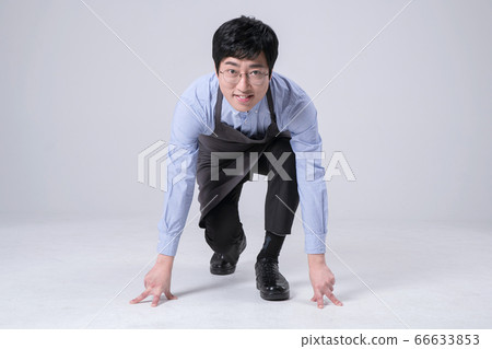 A studio portrait of Asian man making a confident smile 331 A studio portrait of Asian man making a confident smile 331 66633853