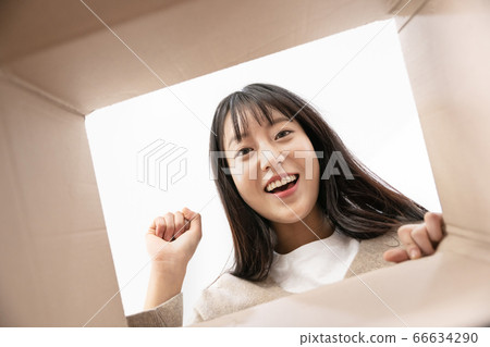Young asian woman's Daily life concept. Enjoying daily routine 624 66634290