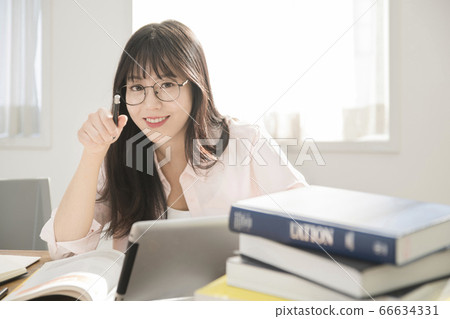 Young asian woman's Daily life concept. Enjoying daily routine 431 Young asian woman's Daily life concept. Enjoying daily routine 431 66634331
