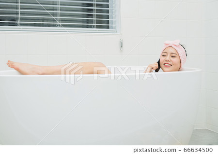 Young asian woman's Daily life concept. Enjoying daily routine 372 Young asian woman's Daily life concept. Enjoying daily routine 372 66634500