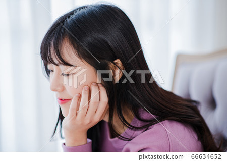 Young asian woman's Daily life concept. Enjoying daily routine 090 Young asian woman's Daily life concept. Enjoying daily routine 090 66634652