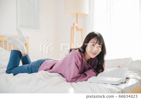 Young asian woman's Daily life concept. Enjoying daily routine 049 Young asian woman's Daily life concept. Enjoying daily routine 049 66634823