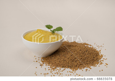 Different sauces collection. ketchup, mayonnaise, mustard with food 003 66635078