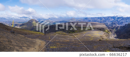 Panoramic breathtaking view on Landscape of 66636217