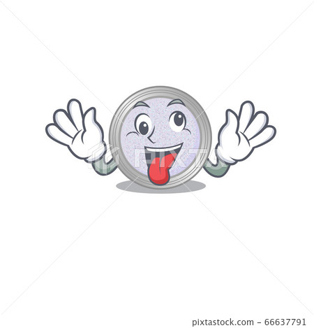 A mascot design of glitter eyeshadow having a funny crazy face A mascot design of glitter eyeshadow having a funny crazy face 66637791