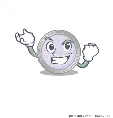 A funny cartoon design concept of glitter eyeshadow with happy face A funny cartoon design concept of glitter eyeshadow with happy face 66637975