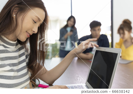 Image of campus life for men and women Image of campus life for men and women 66638142