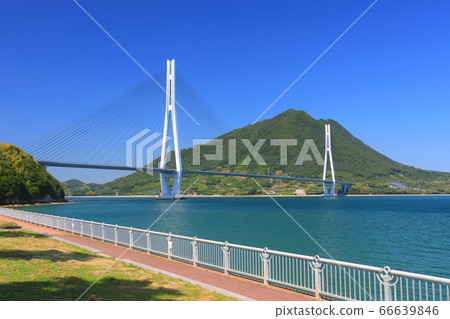 [愛媛縣]塔塔拉橋在晴朗的天氣下 66639846