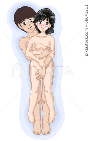 由紀擁抱年輕的男人和女人圖02 66641211
