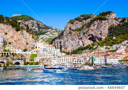View of Amalfi from the Sea, Italy 66649607
