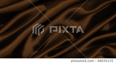 Smooth elegant brown silk or satin texture as 66650135