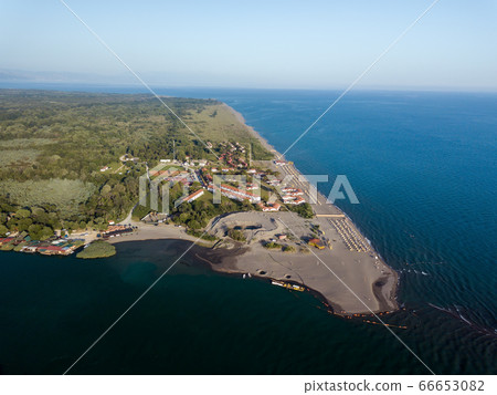 The special hotel for nudists on isilated island of Ada Boyana 66653082