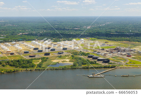 Aerial view oil ship tanker in the ocean for 66656053