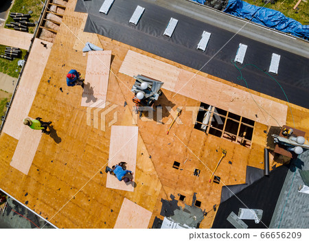 Removal old roof replacement with new shingles of Removal old roof replacement with new shingles of 66656209