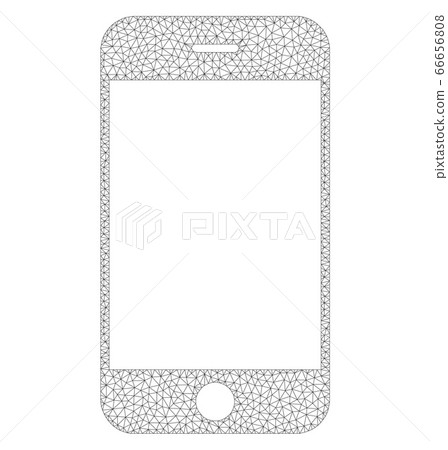 Mesh Vector Smartphone Icon - Stock Illustration [66656808] - PIXTA