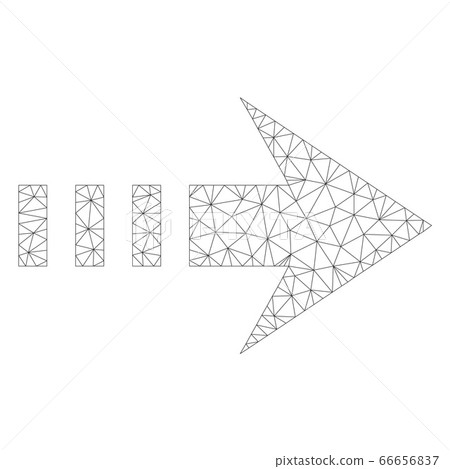 Mesh Vector Send Right Icon Mesh Vector Send Right Icon 66656837