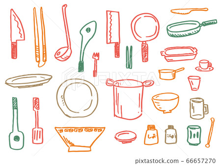 Hand-painted cooking utensils 66657270