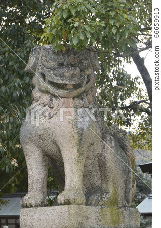 Komainu雕像(Agata雕像)(愛媛縣今治市近江町Oyama神社/宮浦) Komainu雕像(Agata雕像)(愛媛縣今治市近江町Oyama神社/宮浦) 66659913