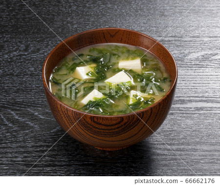 Aosano miso soup Aosano miso soup 66662176