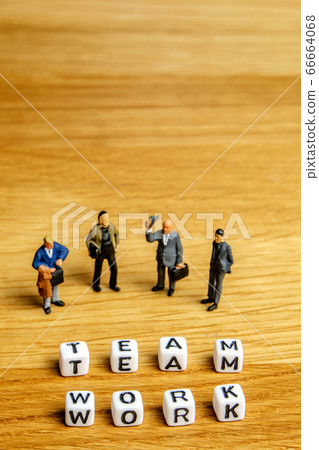 little miniature figurines with little dices team work little miniature figurines with little dices team work 66664068