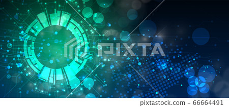 Technology data background, idea of global business Technology data background, idea of global business 66664491