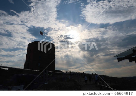 Kediminas Castle Silhouette 66664917