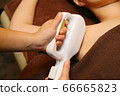 Image of treatment on the side of hair removal salon (without face) 66665823