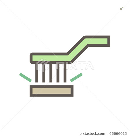 Welding work and steel brush cleaning work vector 66666013