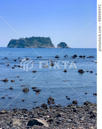 西歸浦前海的海洋 西歸浦前海的海洋 66666941