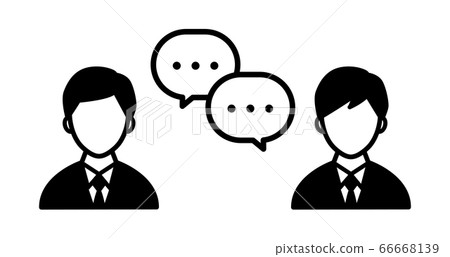 套通信圖標/插圖/業務 66668139