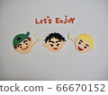 Three good boyfriends are having a fun drinking party 66670152