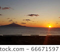 Rishiri Island scenery sunset the Sea of Japan 66671597