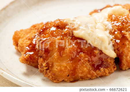 Chicken nanban/tartar sauce. Chicken nanban/tartar sauce. 66672621