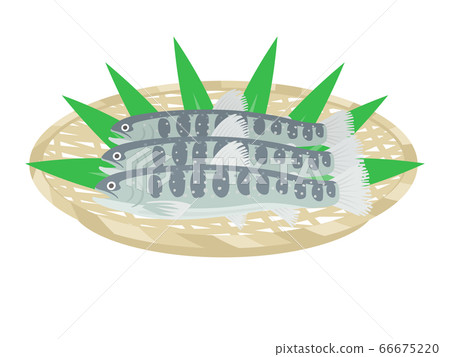 漏勺中的一個字符的插圖 66675220