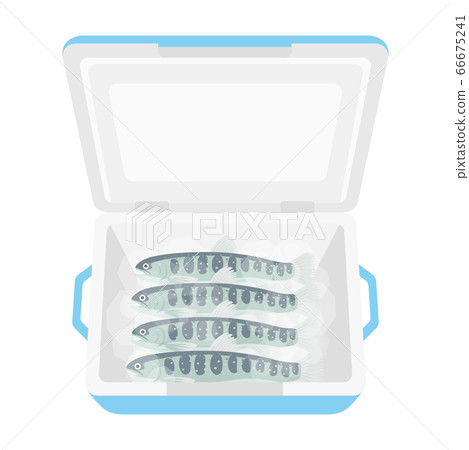 冷藏箱中的炭灰的插圖 66675241