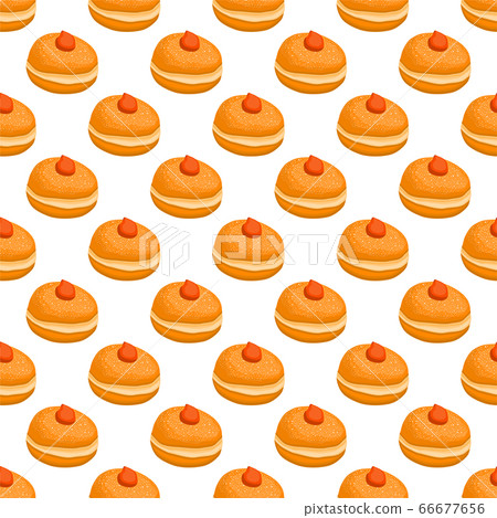 Illustration on theme big colored pattern Hanukkah 66677656