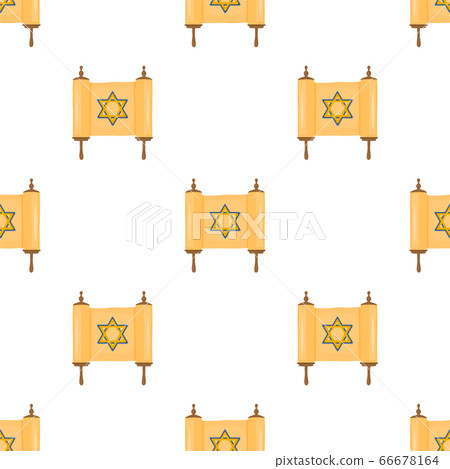 Illustration on theme big colored pattern torah 66678164