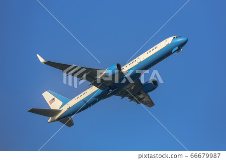 A US government aircraft (Fussa City, Tokyo) taking off from Yokota Air Base A US government aircraft (Fussa City, Tokyo) taking off from Yokota Air Base 66679987