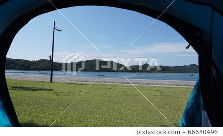Scenery seen from the tent 66680496