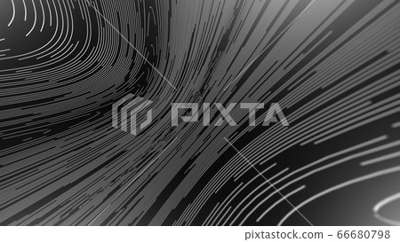 Data technology abstract futuristic illustration . Low poly shape with connecting dots and lines on dark background. 3D rendering . Big data visualization . 66680798