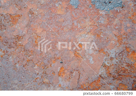 Abstract texture of rusty metal close up 66680799