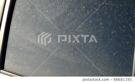 Dirty car window 66681193