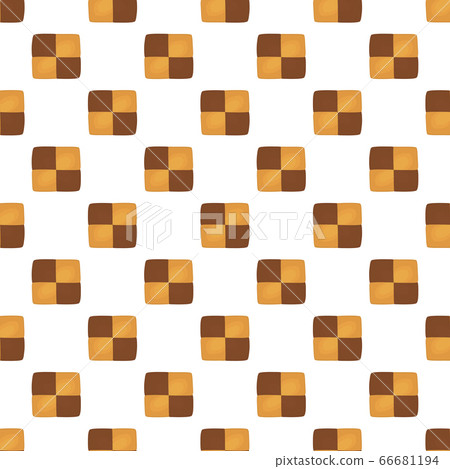 Illustration on theme big set identical biscuit, 66681194