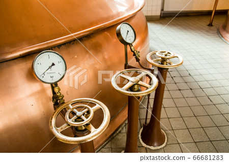 Large tank at the Beer Museum in Amsterdam, the Netherlands Large tank at the Beer Museum in Amsterdam, the Netherlands 66681283