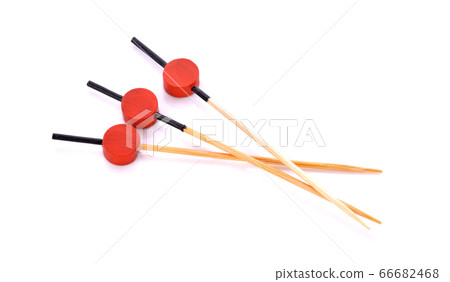 Cocktail tooth picks isolated on white background Cocktail tooth picks isolated on white background 66682468