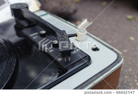 Old record player for vinyl records Old record player for vinyl records 66682547